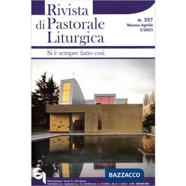 Rivista di pastorale liturgica (2023). Vol. 2