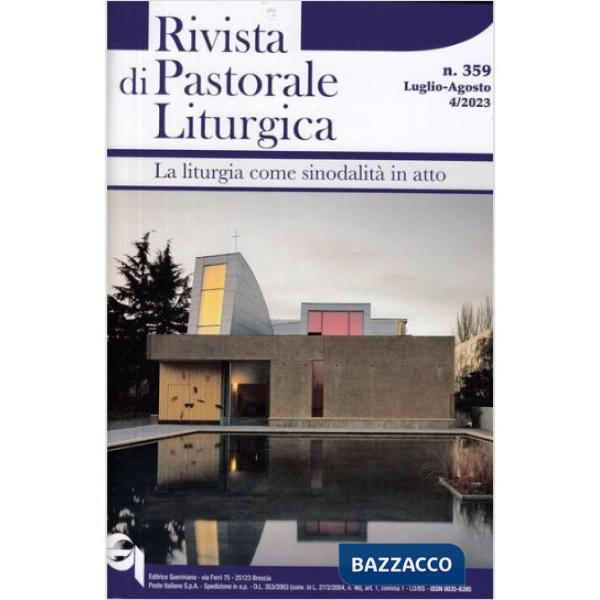 Rivista di pastorale liturgica (2023). Vol. 4