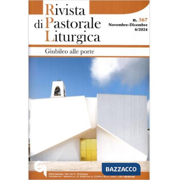 Rivista di pastorale liturgica (2024). Vol. 6