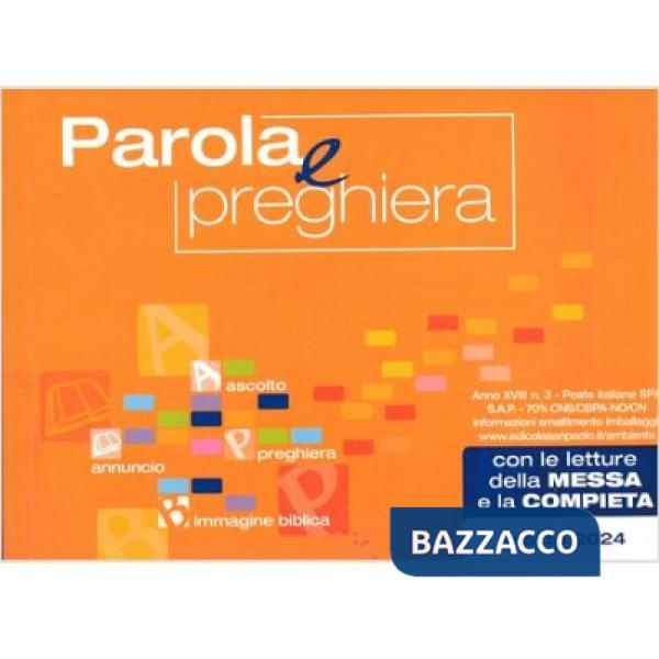 Parola e preghiera (2024). Vol. 3: Marzo