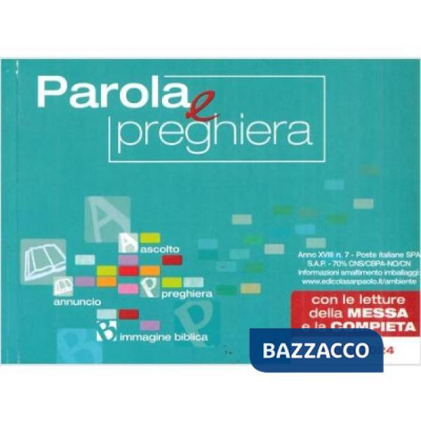 Parola e preghiera (2024). Vol. 7: Luglio