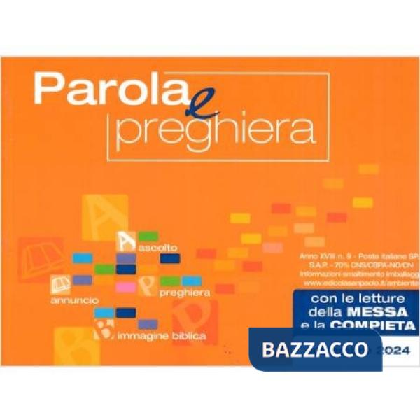 Parola e preghiera (2024). Vol. 9: Settembre