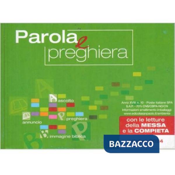 Parola e preghiera (2024). Vol. 10: Ottobre