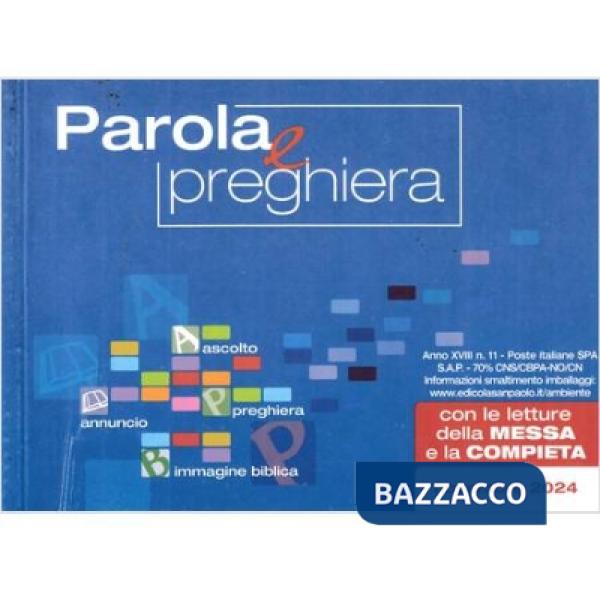 Parola e preghiera (2024). Vol. 11: Novembre
