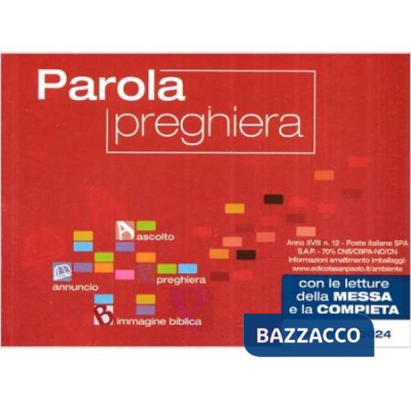 Parola e preghiera (2024). Vol. 12: Dicembre