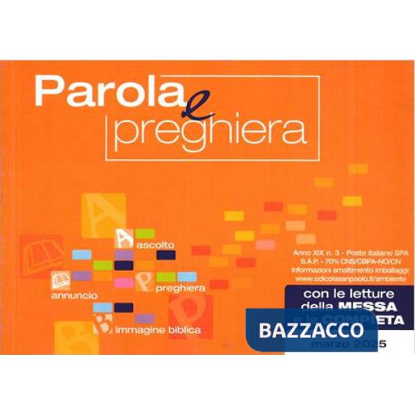 Parola e preghiera (2025). Vol. 3: Marzo