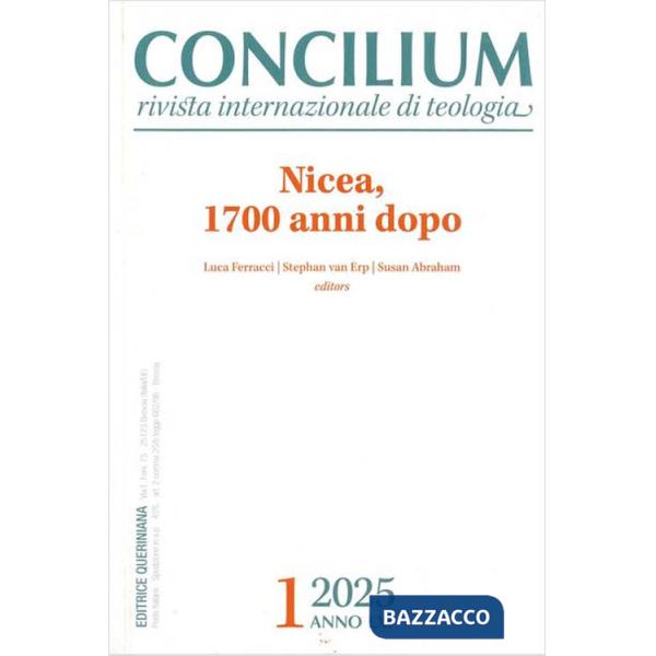 Concilium (2025). Vol. 1: Gennaio-Febbraio