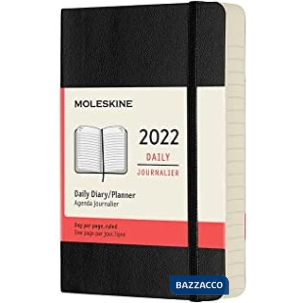 12 months, daily. Pocket, soft cover, black