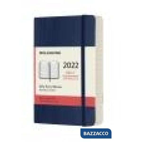 12 months, daily. Pocket, soft cover, sap blue