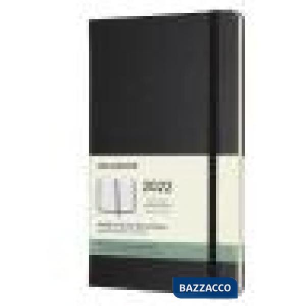 12 months, weekly horizontal. Large, hard cover, black