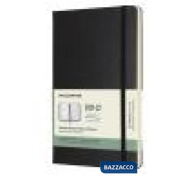 18 months, weekly notebook. Large, hard cover, black