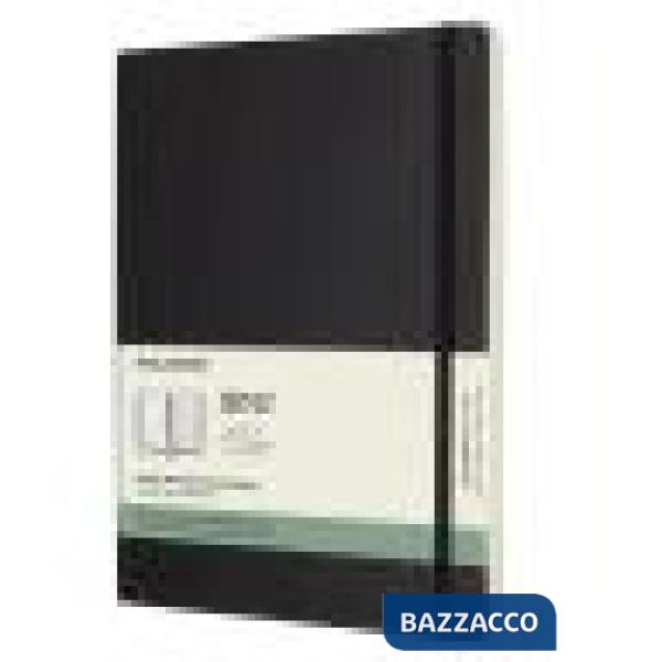 18 months, weekly notebook. Extra-large, soft cover, black