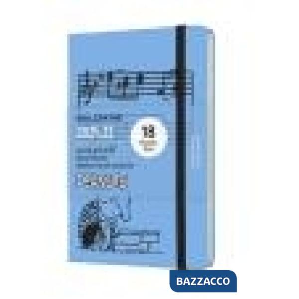 18 months, weekly notebook, Peanuts. Pocket, blue