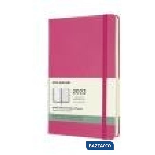 12 months, weekly notebook. Large, hard cover, bougainvillea pink