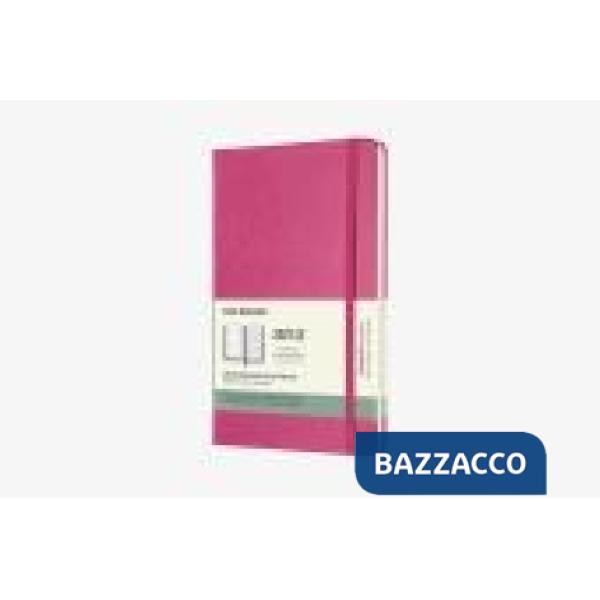 18 months, weekly notebook. Large, hard cover, bougainvillea pink