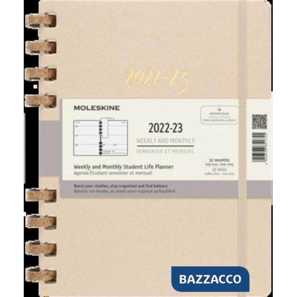 18 months, spiral academic planner. Extra-large, remake sand