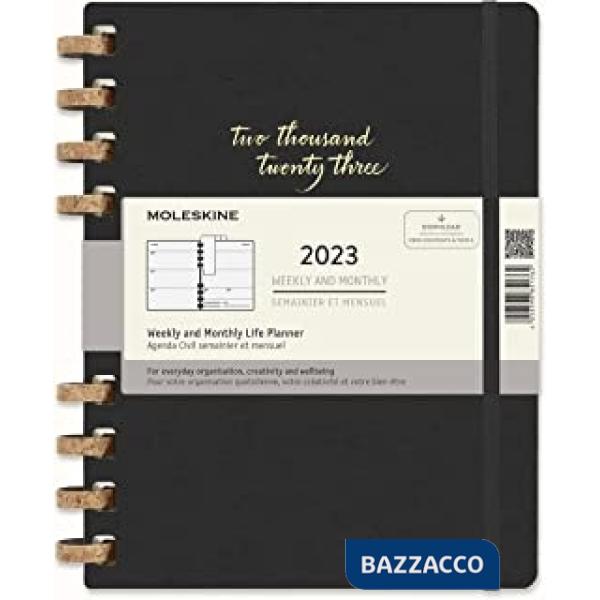 18 months, spiral planner. Extra-large, remake midnight