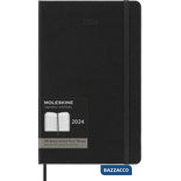 12 months, weekly, Pro, vertical. Large, hard cover, black