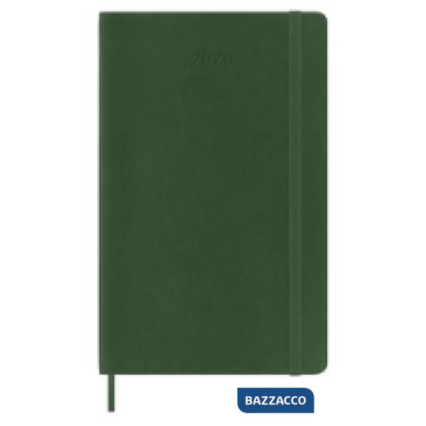 12 months, daily. Large, soft cover, myrtle green