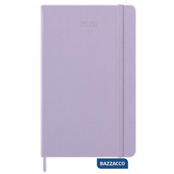 12 months, daily. Large, hard cover, pastel lilac