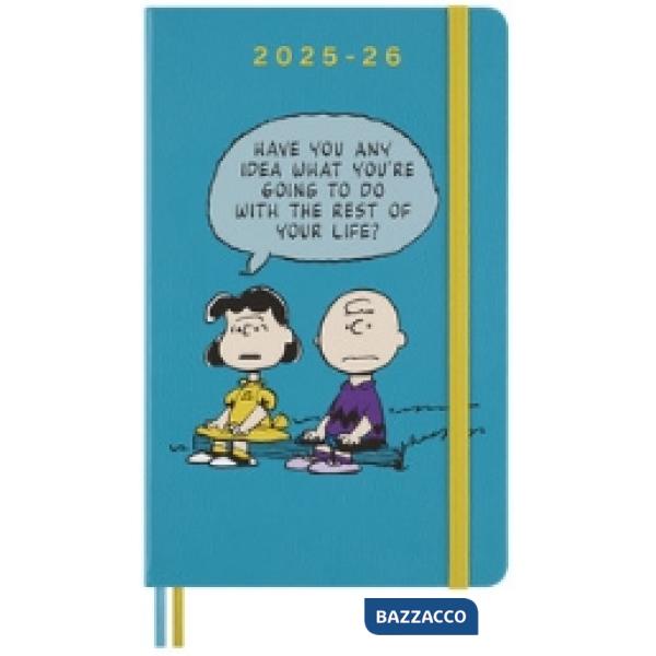 18 months, weekly notebook, Peanuts, Charlie & Lucy. Large