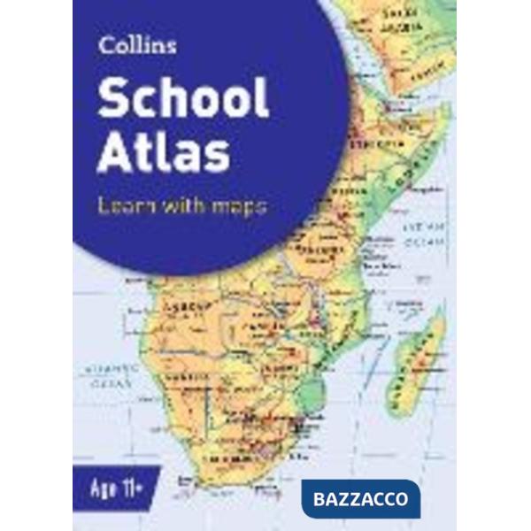 SCHOOL ATLAS - LEARN WITH MAPS AGE 11