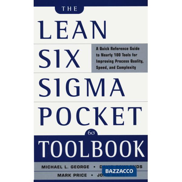 Lean six sigma. Pocket toolbook