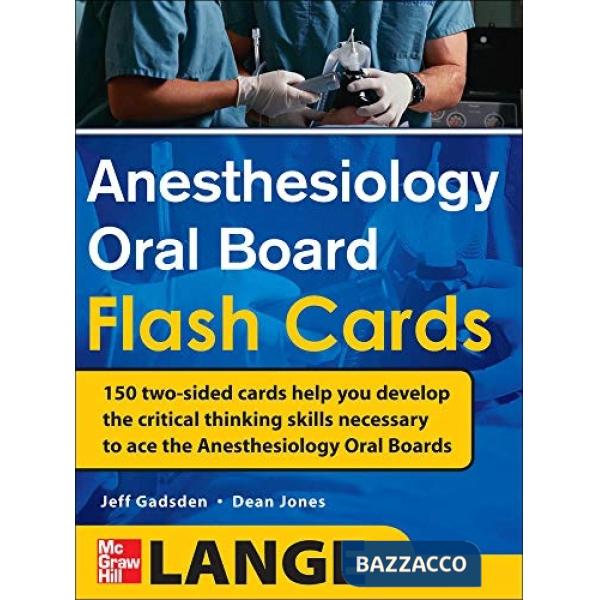 Anesthesiology oral board flash cards