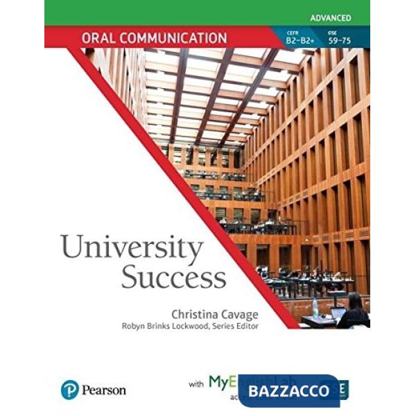 UNIVERSITY SUCCESS ADVANCED SB ORAL COMMUNICATION