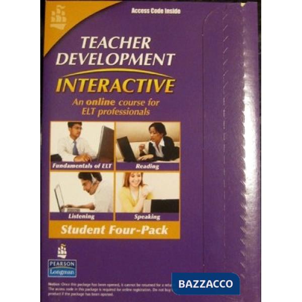 TEACHER DEVELOPMENT INTERACTIVE FOUR MODULES STUDENT