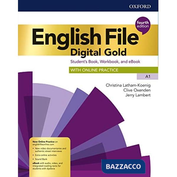 ENGL FILE 4E DIG GOLD A1: SB/WB W/O KEY + IT COMP