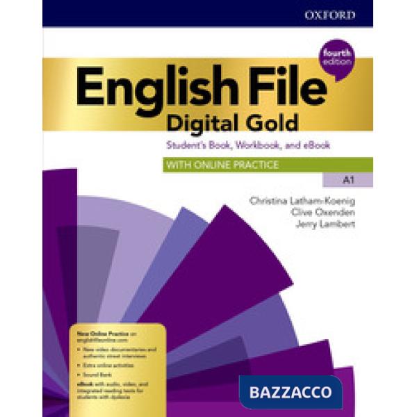 ENGL FILE 4E DIG GOLD A1: SB/WB W/KEY + IT COMP + EBK + SRC