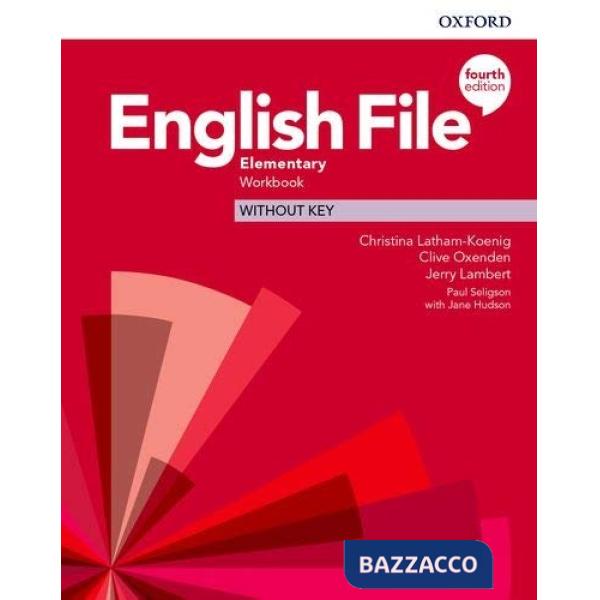 ENGLISH FILE 4E ELEM: WB W/O KEY