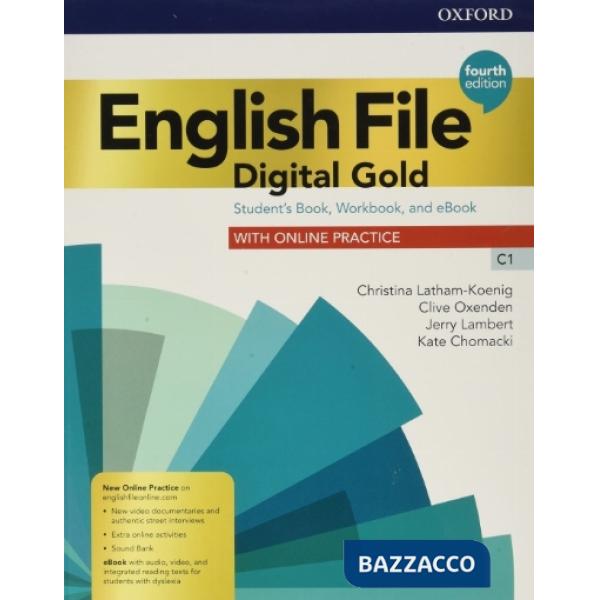 ENGL FILE 4E DIG GOLD C1: SB/WB W/O KEY + EBK + EC