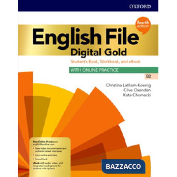 ENGL FILE 4E DIG GOLD B2: SB/WB W/KEY + EBK + ECH