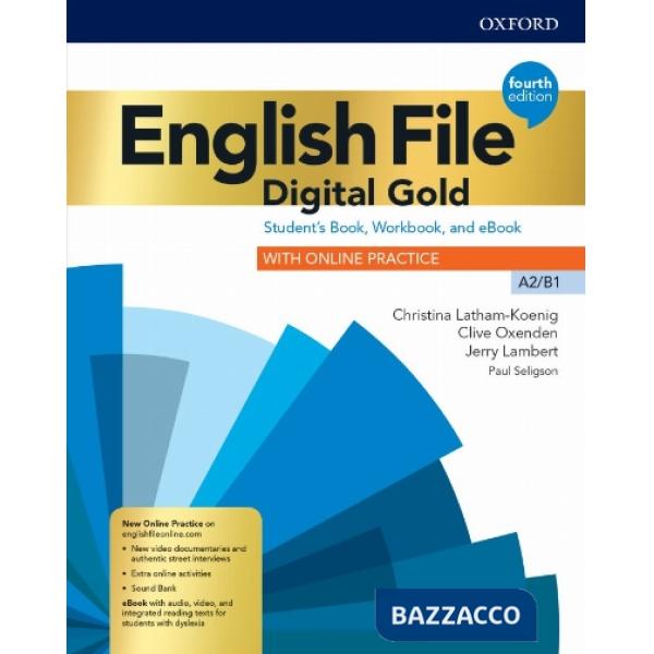 ENGLISH FILE 4TH ED GOLD PRE-INT: SB/WB EBOOK & OP