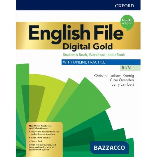 ENGLISH FILE 4TH ED GOLD INT: SB/WB EBOOK & OP PK