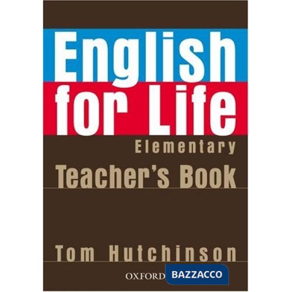 ENGL FOR LIFE ELEM: TB + TESTS CDROM