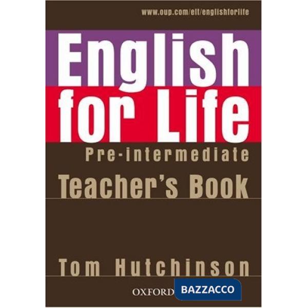 ENGL FOR LIFE P-INT: TB + TESTS CDROM