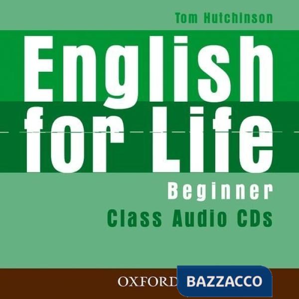 ENGL FOR LIFE BEG: CL CD