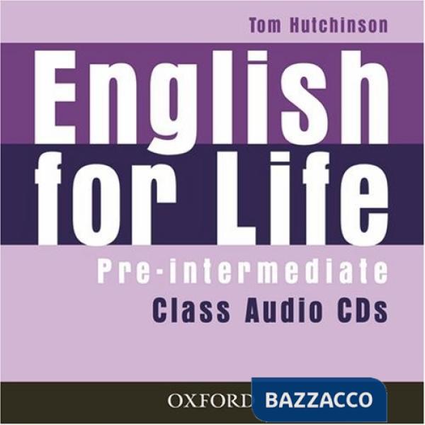 ENGL FOR LIFE P-INT: CL CD