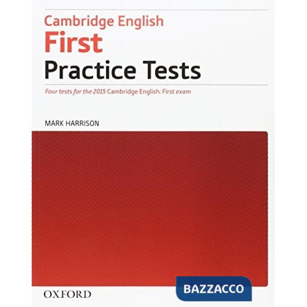 FIRST PRACTICE TESTS (STB NO CHIAVI) SENZA CD
