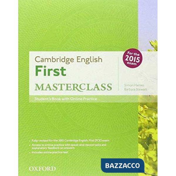 FIRST 2015 MCLASS: PK ( + 2ONL TEST + CDROM)