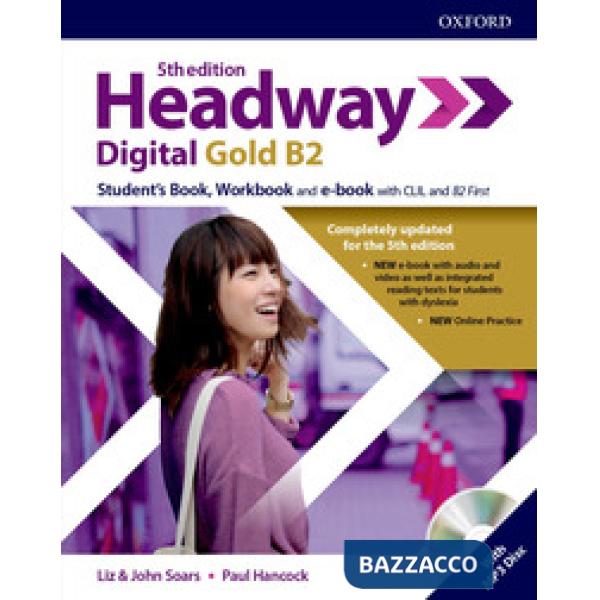 HEADWAY 5E DIG GOLD B2: SB/WB W/KEY + SRC