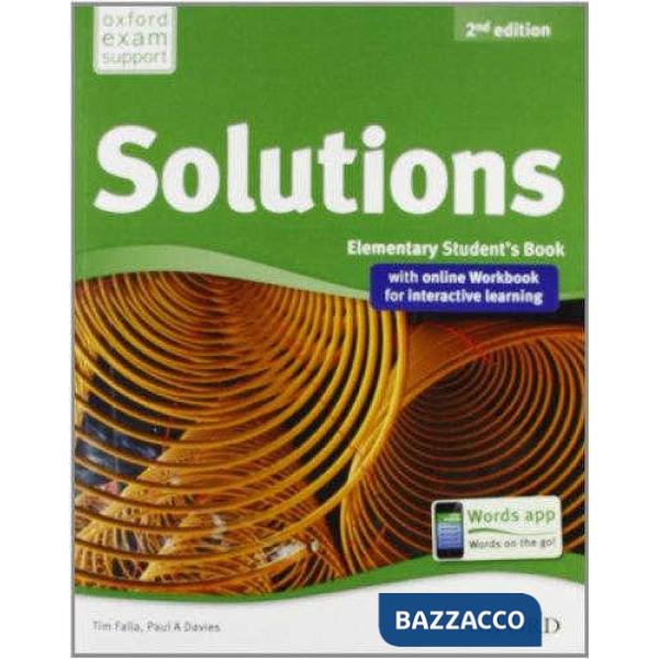 SOLUTIONS 2E ELEM: SB + ONLINE WB