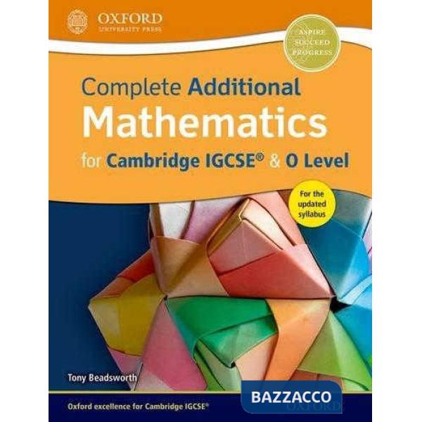 IGCSE: COMPL ADDITIONAL MATHEMATICS - SB