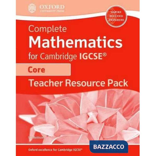 IGCSE: COMPL MATHS CORE - TRP ( + CD)