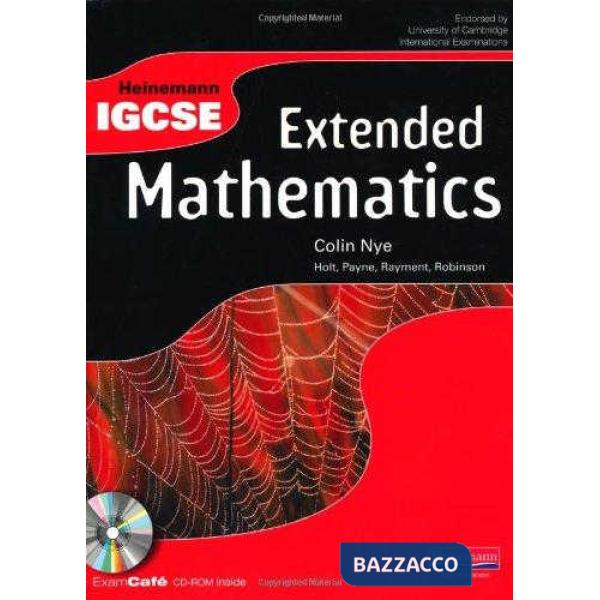 HEIN IGCSE EXTD MATHS SB + EX CAFE CD