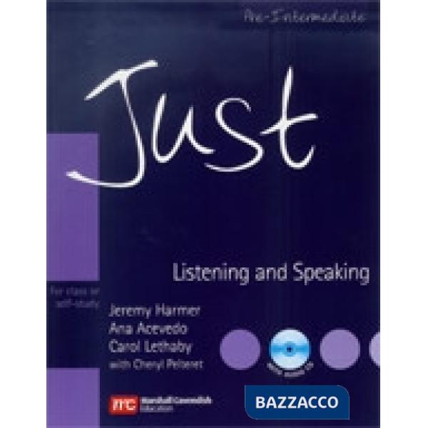 JUST LISTEN & SPEAK PRE-INT + CD