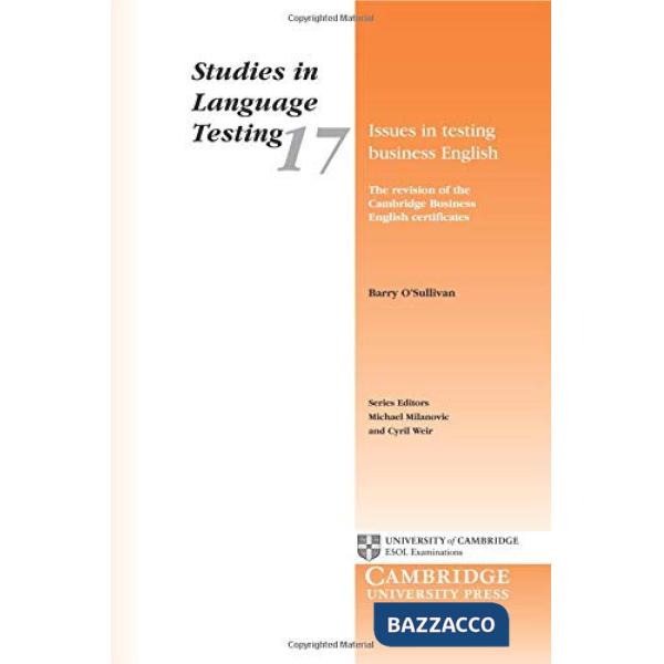 ISSUES IN TEST BUSIN ENG